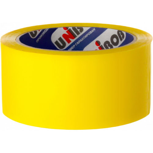 Клейкая лента UNIBOB 48 мм х 66 м, желтая