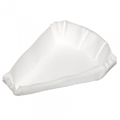 Тарталетки бумажные треугольник белые, 102 x 102 x 78 мм, 1000 шт