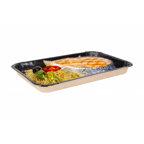 Лоток бумажный OSQ PLATTER 400, черный, 200/225 x 110/135 x 20 мм