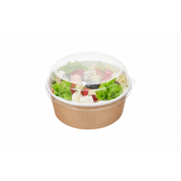Крышка для контейнера купольная, пластиковая, OSQ Round Bowl 750 / 1000 мл