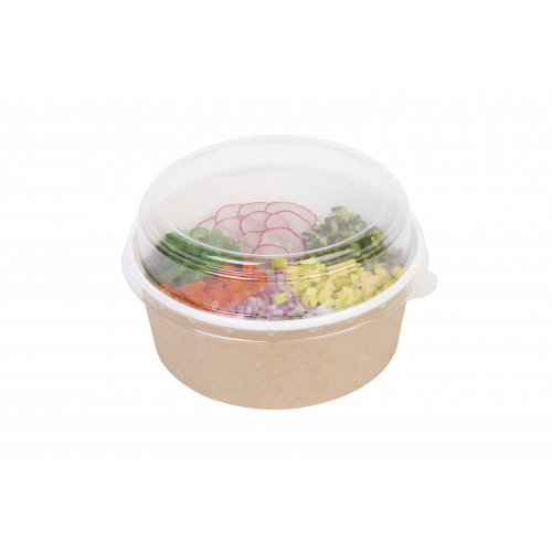 Крышка для контейнера купольная, пластиковая, OSQ Round Bowl 750 / 1000 мл